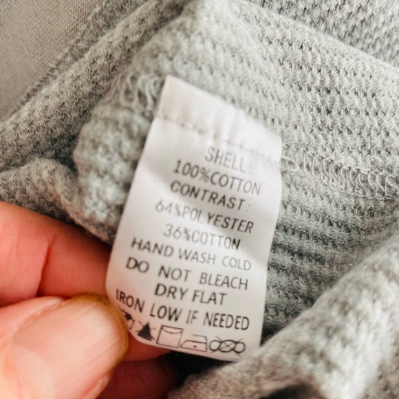 DRESS UP Vintage Wash Oversized Top with Raw Edge Details - Picture 12 of 13